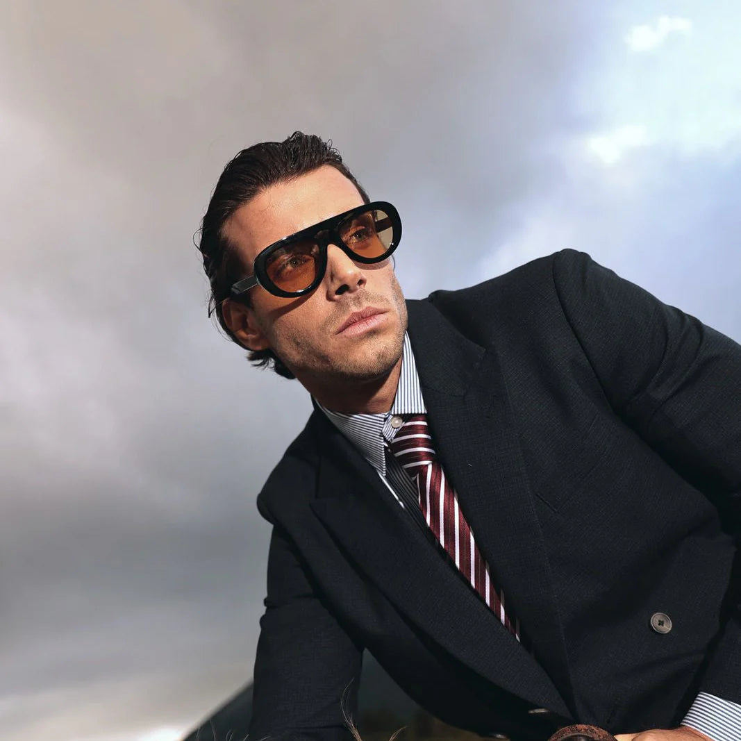 Occhiale da sole O.S sunglasses Lima tartarugato blu