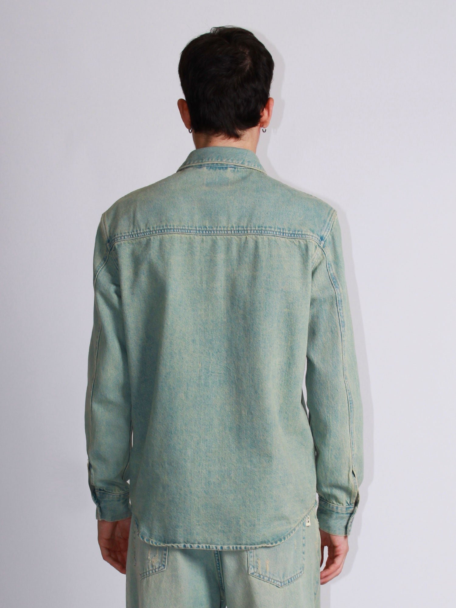 Overshirt Denim Sporcata Berna