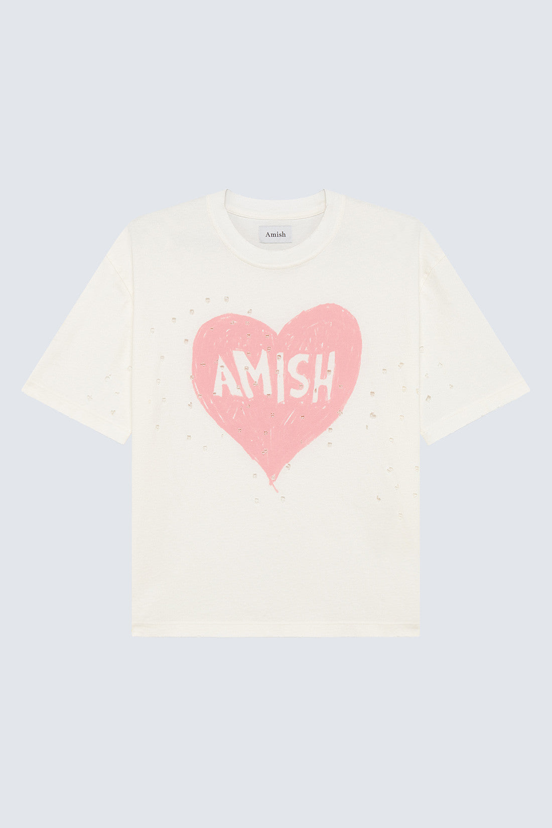 TShirt Jersey Stampa Heart Amish