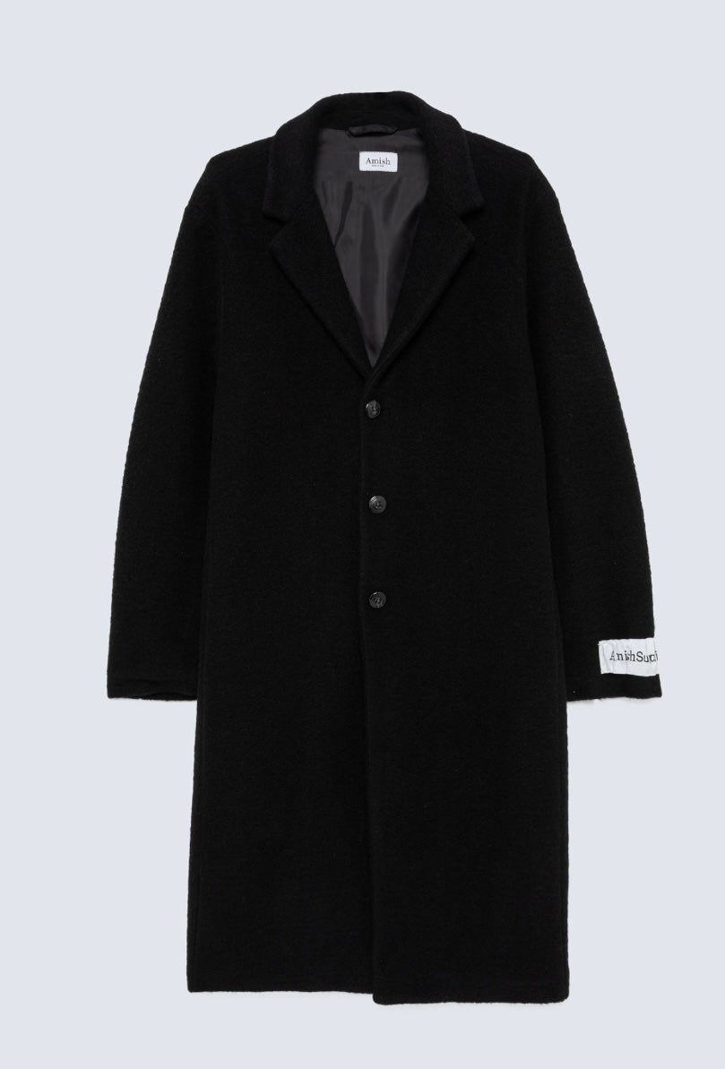 Cappotto oversize misto lana