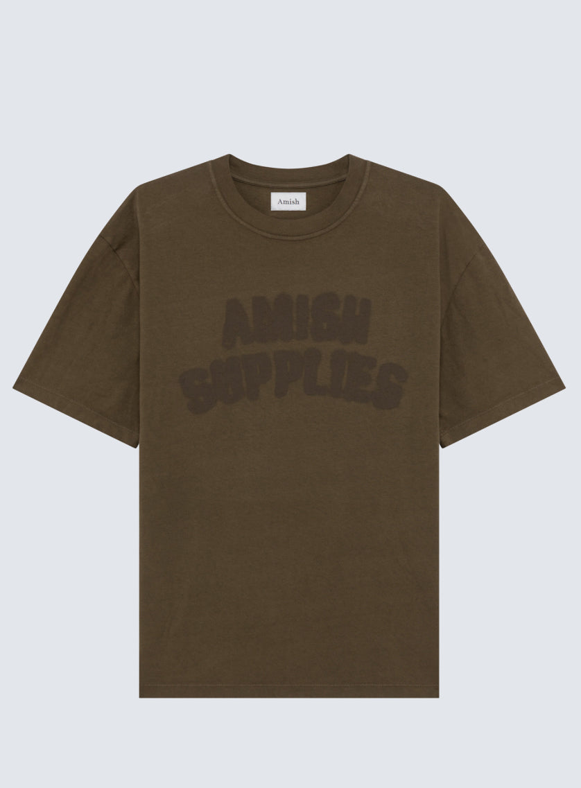 TShirt in Jersey Con Stampa Shadows Amish