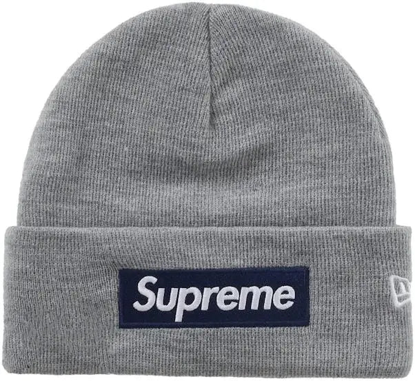 Supreme New Era Box Logo Beanie Grey (FW25)