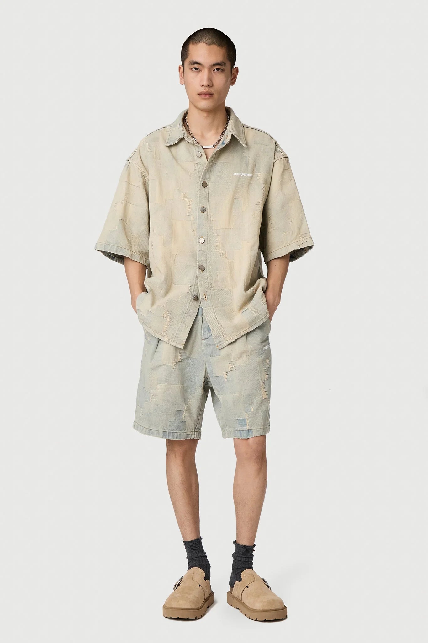 ACU Patchwork Shorts