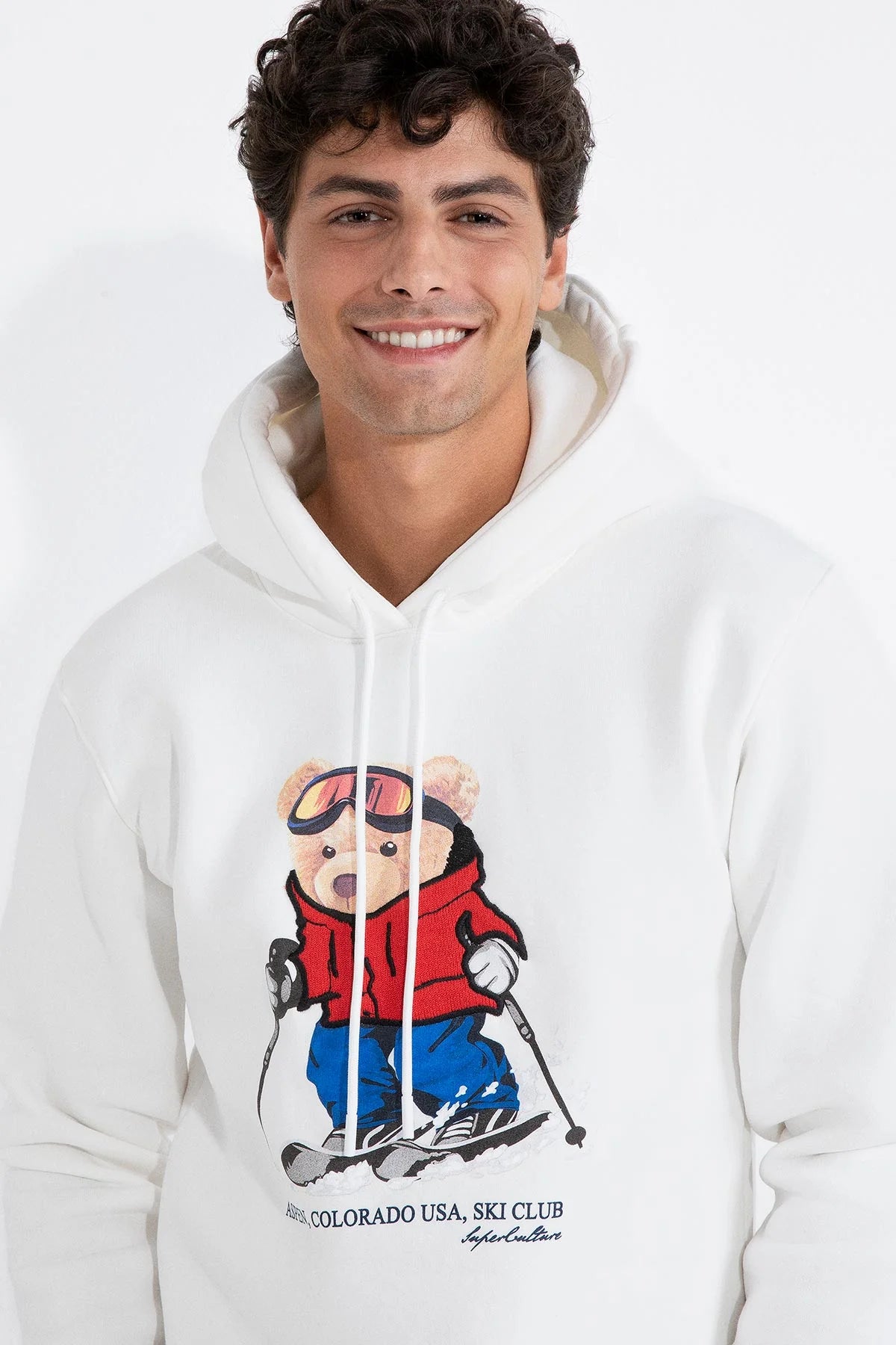Felpa cappuccio Superculture Ski Teddy