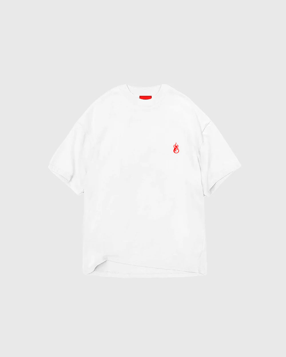 Tshirt with embroidered flame
