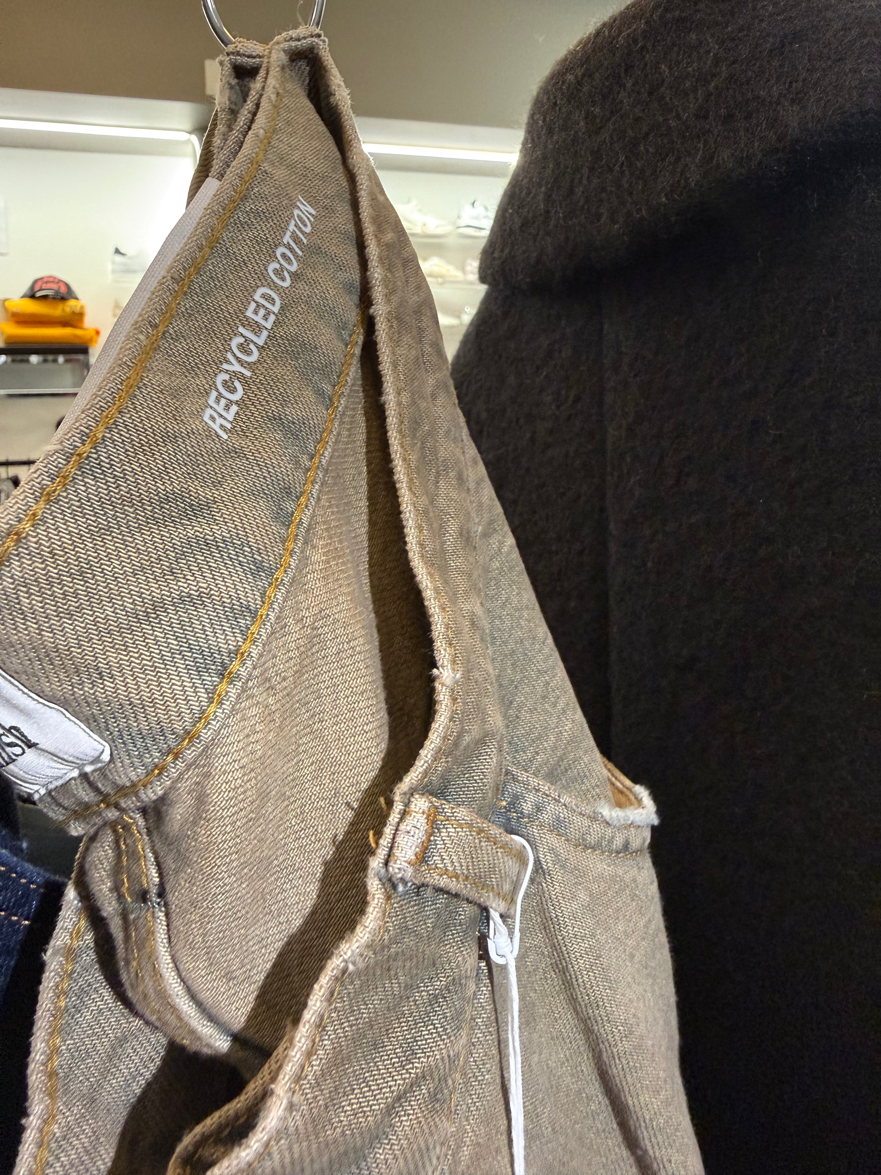 Amish James Denim Mud Overdyed